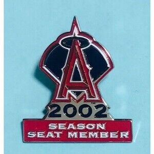 2002  California Angels ,Season Seat Member's Pin -Season Ticket Holder  NOS!